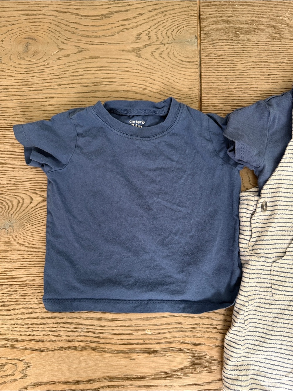Bundle Set Carters Blue Rompers 24 Months - Picture 5 of 5